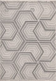 Dynamic Rugs SEVILLE 3611-190 Ivory and Grey